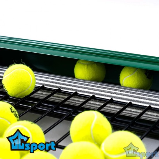Тележка GCsport для уборки теннисных мячей с корзиной