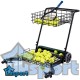 Тележка для уборки теннисных мячей с корзиной GCsport