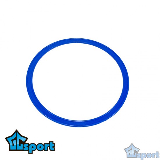 Плоский обруч 50 см синий GCsport для физкультуры, спортивных игр и эстафет