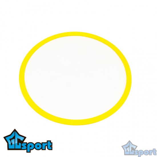 Плоский обруч 60см желтый GCsport (Россия) 1шт