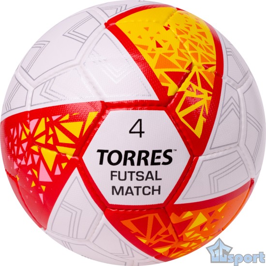 Мяч футзальный TORRES Futsal Match, размер 4 (матчевый)