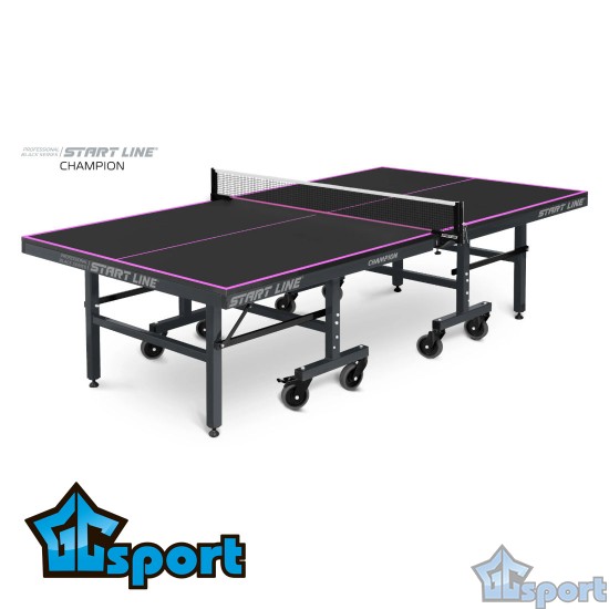 Профессиональный стол для настольного тенниса Champion Black ITTF