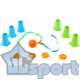 Спортивный набор «Эстафета» GCsport для веселых стартов и эстафет