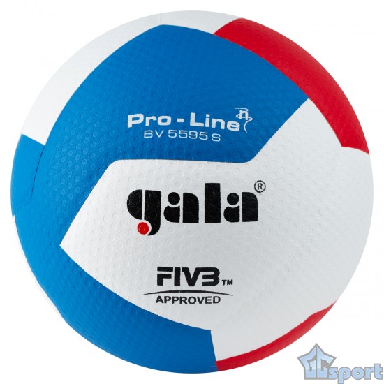 Профессиональный волейбольный мяч GALA Pro-Line 12 FIVB голубо-красный