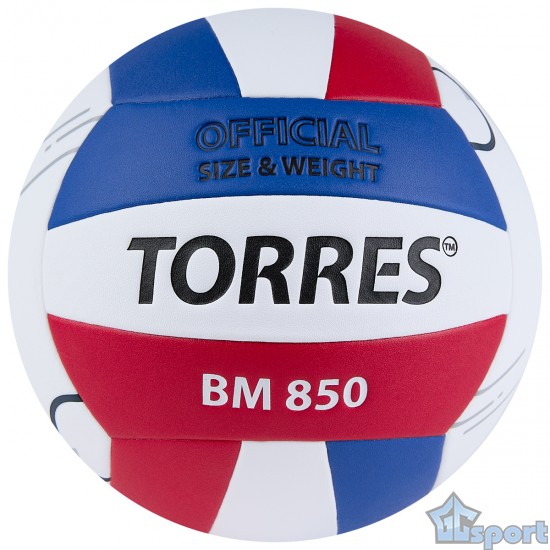 Волейбольный мяч TORRES BM850 тренировочный сине-красный
