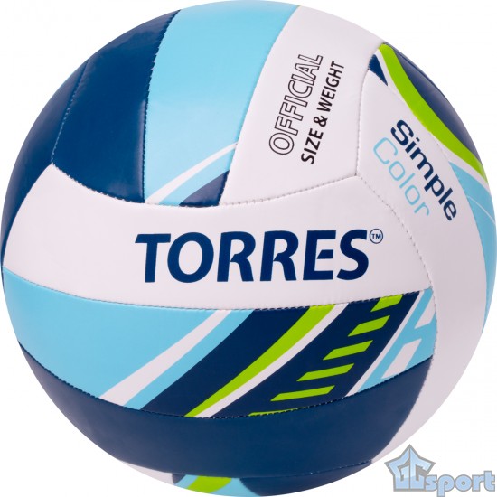 Мяч волейбольный TORRES Simple Color (любительский)