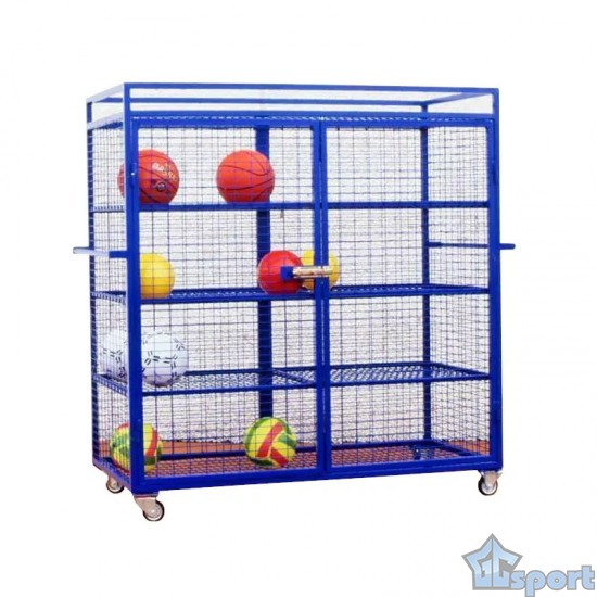 Стеллаж для хранения спортинвентаря, с ручками, GCsport