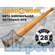 Деревянная бейсбольная бита Hard Work 28 дюймов из бука