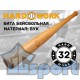 Деревянная бейсбольная бита Hard Work 32 дюйма из бука
