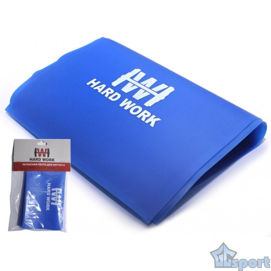 Эспандер латексная лента HARD WORK 150 см 9 кг