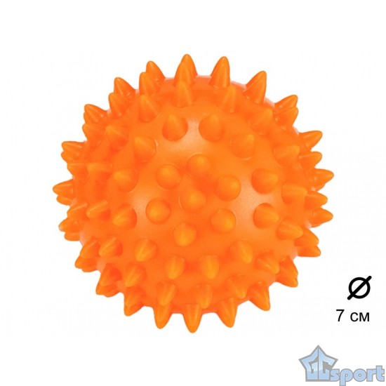Мяч массажный надувной 7см оранжевый