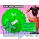 Мяч массажный надувной 20см зеленый