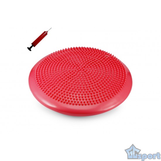 Диск массажный 33см с насосом, красный