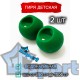 Гиря резиновая детская водоналивная GC sport зеленая, 2 шт