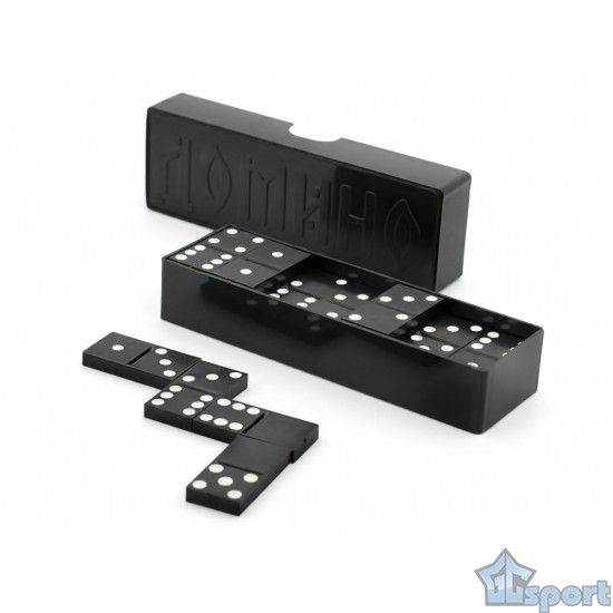 Домино классическое черное (пластик)