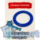 Кольцо плоское 175 мм GCsport синее для перешагивания и метания