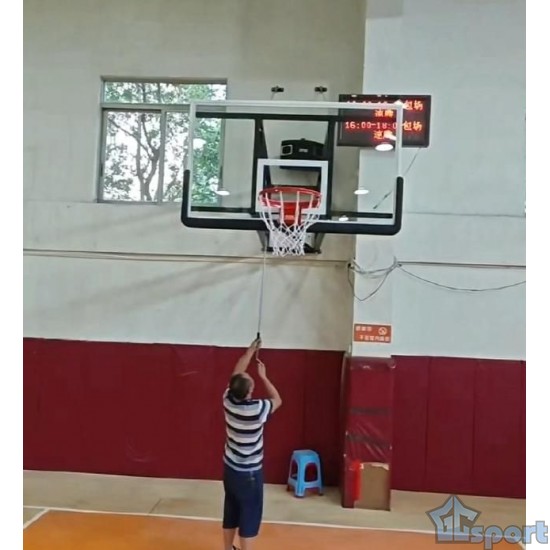 Ферма складная для баскетбольного щита JINLING (вынос 2м) с механическим приводом