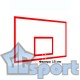 Щит баскетбольный игровой 1800х1050мм (фанера 15мм) без основания, GCsport
