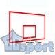 Щит баскетбольный игровой 1800х1050мм (фанера 21мм) без основания, GCsport