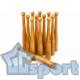 Деревянные булавы кегли 38 см 10 шт GCsport