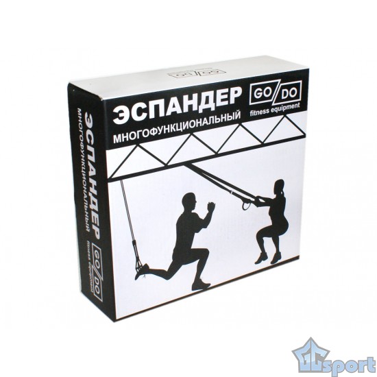Многофункциональный эспандер TRXP1 с рукоятками и креплениями