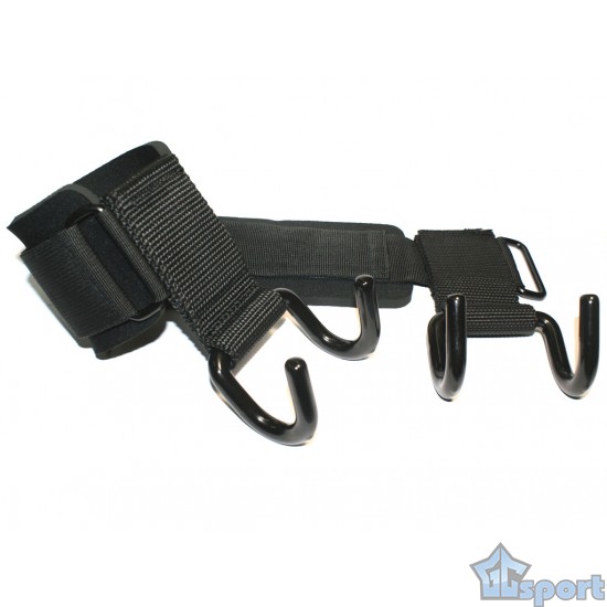 Зацепы для турника и тяги WS3305 черные