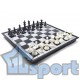 Магнитная настольная игра 3 в 1 шахматы шашки нарды 33 × 33 см
