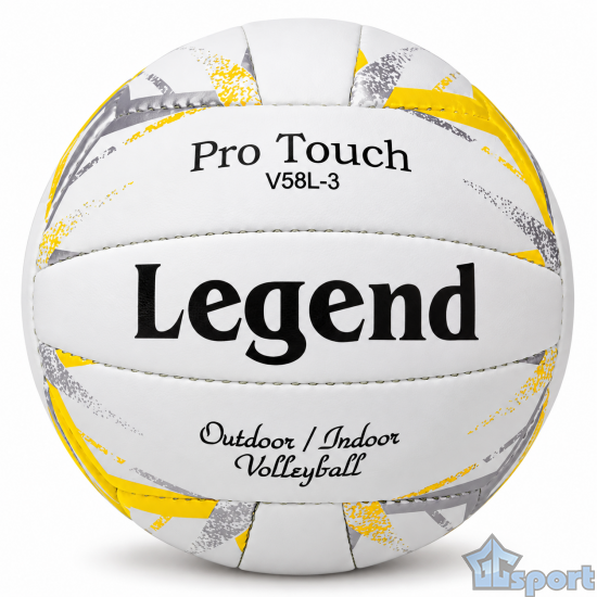Волейбольный мяч Pro Touch Legend V58L-3 белый с желтыми вставками