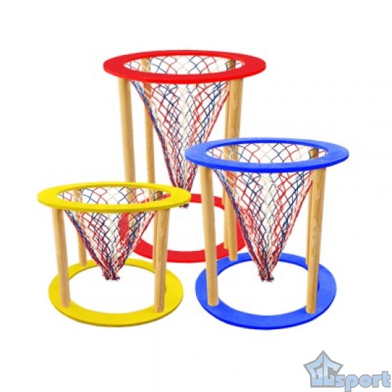 Корзины для заброса мячей 3 штуки (фанера)