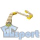 Дорожка балансир Зиг-Заг ребристая GCsport массажная для детей
