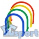 Дуги для подлезания круглые GCsport комплект 4 штуки для детского сада и спортивных игр