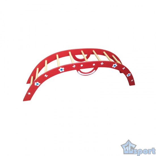 Мостик-качалка 2000х400х630мм GCsport деревянная цветная