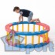 Круговая лесенка-балансир GCsport из 4 секций для развития координации, баланса и двигательной активности детей