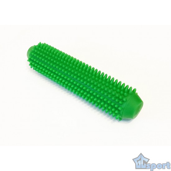Валик массажный с шипами 260 мм GCsport, зеленый, для детей и взрослых