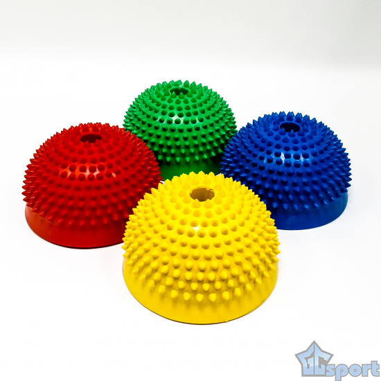 Комплект массажных утяжеленных полусфер с отверстием GCsport (4шт)