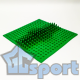 Коврик массажный с шипами GCsport 240х240 мм зеленый