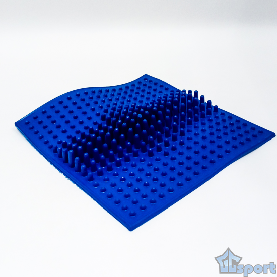Коврик массажный с шипами GCsport 240х240 мм синий