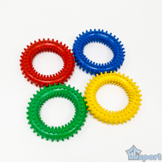 Кольцо эспандер массажное с шипами, 11 см