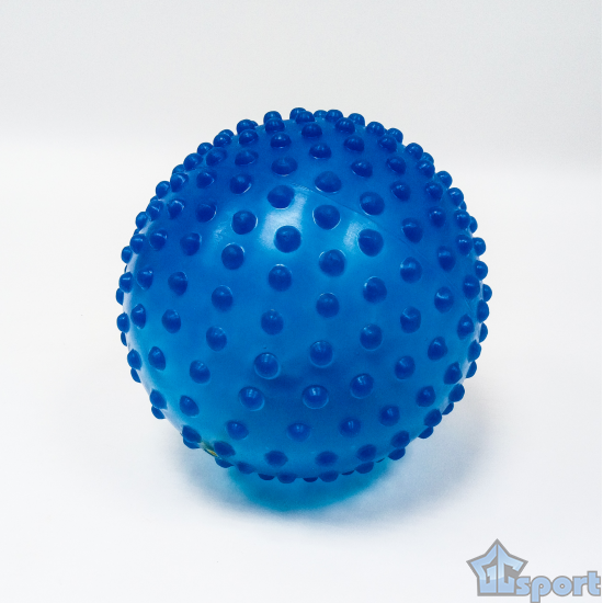 Мяч массажный 200мм с шипами GCsport синий