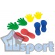 Набор массажных следочков и ладошек GCsport с шипами для развития моторики и профилактики плоскостопия