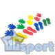 Набор Следочки-ладошки (4+4) массажные с шипами, GCsport
