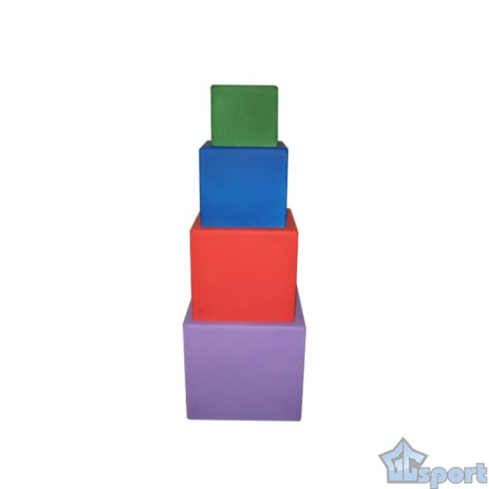 Кубы разновысокие GCsport Матрешка-1 (4шт без ручек)