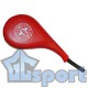 Лапа ракетка (хлопушка) GCsport двойная, отработка точности и скорости ударов, красная