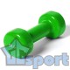 Гантель виниловая 2 кг GCsport (зеленая) (1 шт)