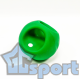 Гиря резиновая детская водоналивная GCsport зеленая