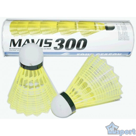 Волан пластиковый, головка пробка. 6 шт в тубе