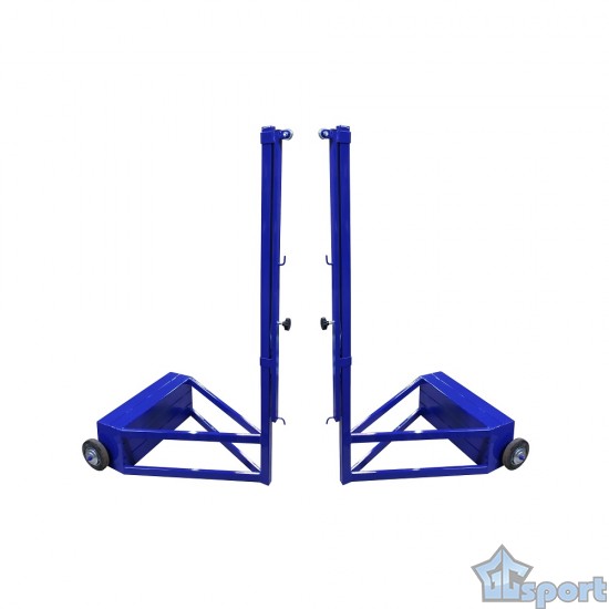 Стойки универсальные (бадминтон, теннис, детский волейбол) с противовесами 50кг мобильные GCsport