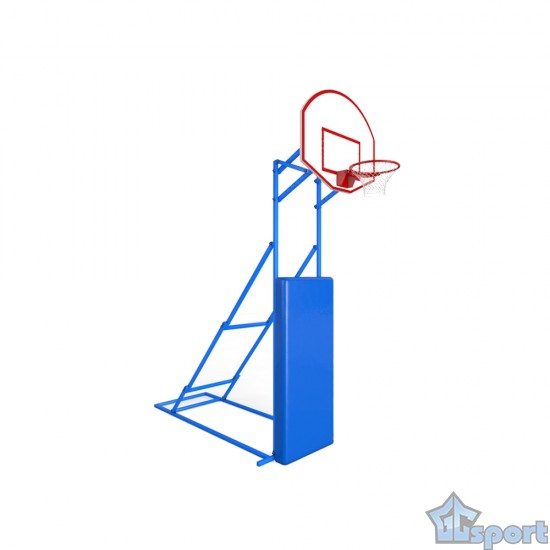 Стойка баскетбольная / стритбольная GCsport складная с щитом, кольцом и сеткой