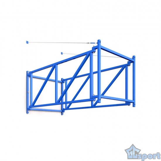 Ферма баскетбольная настенная, складная к стене, для игрового щита. Вынос 2 м. GCsport