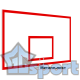 Щит баскетбольный игровой 1800х1050мм антивандальный (металлический лист 2мм), GCsport